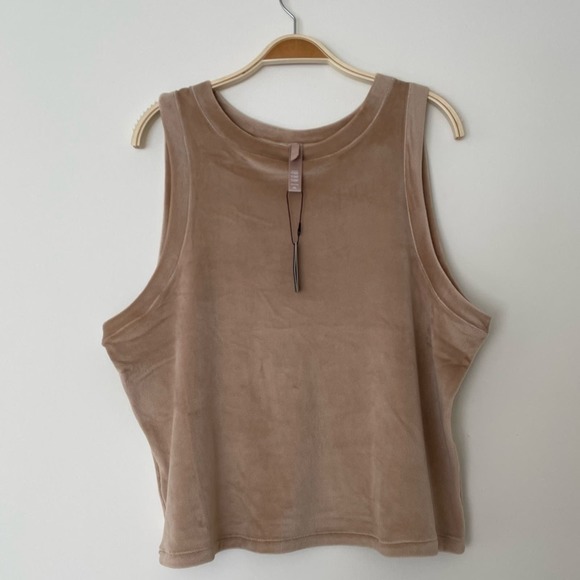 NWT Skims Velour Crew Neck Tank Honey 3XL - Picture 2 of 7